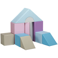 Soozier - Blocs de jeu souples - multicolores - ensemble de 11-Comprend onze blocs en mousse de formes différentes, stimulant à la fois l'imagination et la créativité 