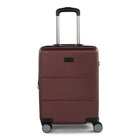 Bugatti - Ensemble de 3 valise rigide ABS - Bruxelles - Rouge-Roues pivotantes doubles à 360 degrés pour un contrôle précis et un roulement doux et silencieux (8 roues)