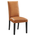 Modway - Parcel Restauration Imitation cuir Fauteuil d’appoint - Tan-Chaise d’accent moderne