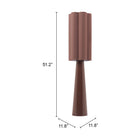 Zuo - Lampe sur pied Violet - Brun-7