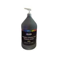 ArtWorks - Gouache lavable avec pompe - 3.78 L, noire-Chaque gallon comprend une pompe ! Il n'est pas nécessaire de l'acheter séparément