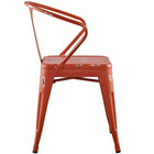 Modway - Promenade Chaise à manger Ensemble de 2 - Rouge-Un certain assemblage requis