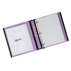 Staples - Reliure Better Binder - 1 po - lilas-En poly non collant qui ne garde pas d'empreinte d'encre des pages