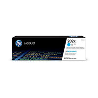 HP - Cartouche de toner cyan haut rendement LaserJet d'origine 202X (CF501X)-Couleur du toner : cyan (haut rendement)