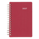  Blueline - 2027 Agenda quotidien DuraFlex – 8 po x 5 po – couleurs assorties – bilingue-Espace pour notes sur chaque page avec sommaire des dépenses à la fin de chaque mois