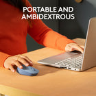 Logitech - M171 Souris Sans Fil pour PC, Mac, Ordinateur portable, 2,4 GHz avec Mini-récepteur USB - Blue Gris-Fonctions d'économie d'énergie : Autonomie de piles de 12 mois  et mise en veille automatique vous aident à passer plus de temps entre les changements de piles AA
