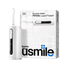 Usmile C20 - Appareil portatif de plancher liquide sans fil, eau et cure-dent - Blanc-Trois modes de nettoyage réglables : Comprend le mode Propreté pour l'usage quotidien, le mode Doux pour les gencives sensibles et le mode Massage pour apaiser les tissus gingivaux
