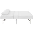 Modway - Horizon Acier inoxydable Cadre de lit queen-lit, Gris-Cadre en acier inoxydable robuste