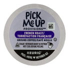 Pick Me Up Provisions - Capsules K-Cup de café torréfaction française Keurig, torréfaction foncée, 24 unités-Café à torréfaction foncée avec une saveur audacieuse, fumée et riche de torréfaction française