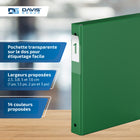Davis Group Super économie, Reliure à anneaux ronds 1 po, paquet de 6 – Vert-Anneau Rond, Non-Verrouillage