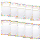 Ashley Productions - Sac de rangement/livre à motif de confettis suspendus - 11 po x 16 po - 2 paquets de 5-Sacs de rangement extra solides et durables