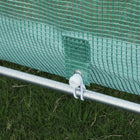 Outsunny - Serre tunnel à pied 20 pi x 10 pi x 7 pi, vert-Bâche en plastique PE durable, résistante à la déchirure et bien ventilée  
