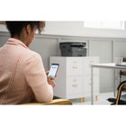 Brother - HL-L2465DW Imprimante multifonction laser monochrome sans fil compacte compatible avec l’Abonnement Refresh-Options de connectivité flexibles. Connectez l’imprimante au réseau via le module sans fil bibande intégré (2,4 GHz/5 GHz) ou connectez-la localement à un ordinateur via l’interface USB