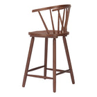 Zuo - Stenger Tabouret de comptoir - Noyer - Ensemble de 2-6