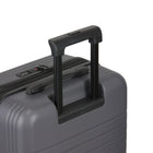 Bugatti - Valise d'enregistrement à coque rigide, 26po  de la collection Dubai- Charbon-Intérieur doublé emblématique avec panneau de séparation, poches pratiques et sangles de serrage pour garder le contenu organisé et en place