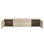 Modway - Terra 71 po fixé au mur Meuble TV, Travertin-8