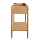 Modway - Zaire 48" compatible avec un seul évier Armoire de toilette de salle de bain (lavabo non inclus) - Naturel-Jambes effilées