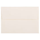 JAM Paper - Enveloppes d'invitation Strathmore A1 4 barres - 3,625 po x 5,125 po - Vergé blanc naturel - 50/paquet (900913182I)-Couleur blanche