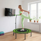 Soozier - Trampoline De Rebond 45 po - Mini Trampoline De Fitness À Élastiques-Poignée rembourrée en mousse et pieds en caoutchouc assurent une expérience d'entraînement sécurisée et antidérapante  