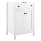 Modway - Nantucket 24" Armoire de toilette de salle de bain (lavabo non inclus) - Blanc-7