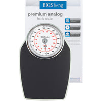 BIOS Living - Pèse-personne analogique de haute qualité-Cadran de 17,7 cm/7 po facile à lire