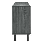 Modway - Kurtis 59" Buffet - Charbon de bois-Coussinets de pied non marqués