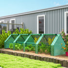Outsunny - serre de jardin portable 12 pi x 3 pi x 3 pi, vert-Idéale pour prolonger la saison de croissance des plantes et protéger contre les intempéries extrêmes  
