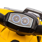 Qaba - Véhicule tout-terrain pour enfants sous licence 6V à chevaucher - jaune-Compatible avec les surfaces en asphalte, en brique et en ciment 