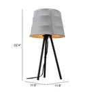 Zuo - Mozzi Lampe de table - Grey/Noir-6