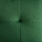 Modway - Privy Acier inoxydable doré Performance Velvet Tabouret de bar - Émeraude d’or-8