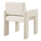 Modway - Daven Cuir végane Fauteuil à manger in Albâtre-Assemblée requise