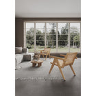 Manhattan Comfort - Hamlet fauteuil d’appoint industry chic 22,64" - nature - lot de 2-Canne fine naturelle fabriquée à partir de rotin de bois authentique