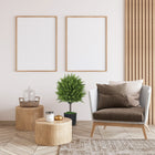 HOMCOM - Plantes artificielles décoratives 21,7 po H pour la maison - vert-Comprend du faux gazon, de la mousse et du ciment pour une stabilité réaliste 