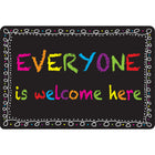 Ashley Productions - Smart Poly Tapis de souris pour ordinateur - 8" x 10" - Tout le monde est le bienvenu ici - Boucle de craie - Paquet de 6-Dites bonjour à un regain de motivation à chaque fois que vous cliquez et faites défiler.