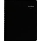 AT-A-GLANCE - Cahier de rendez-vous quotidien pour groupe de quatre personnes 2027 - 11 po H x 7 7/8 po l - noir - anglais-12 mois : janvier 2027 à décembre 2027