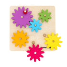 Spark & Wow - Engrenages rotatifs - Ensemble de 7-Développez Le Jeu Intentionnel – Explorez les relations de cause à effet, la reconnaissance des couleurs, la résolution de problèmes et bien plus encore. Ce puzzle à engrenages est idéal pour initier les tout-petits aux premiers concepts STEM et au jeu intentionnel