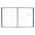 Blueline - Agenda Hebdomadaire/Mensuel - 9 1/4 po H x 7 1/4 po l - Motif Celestial - Anglais-Jours fériés