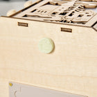 HOMCOM - Calendrier de l'Avent de Noël - Table Lumineuse Décoration de Noël-Assemblage requis