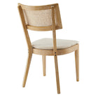 Modway - Caledonia Tissu tapis Chaise à manger Ensemble de 2 - Beige gris-9