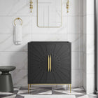 Modway - Awaken 30" Armoire à coiffeuse de salle de bain - Noir-Bassin d’évier non inclus