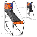 Soozier - Jeu D’Arcade De Basketball Avec Tableau De Score Électronique - Noir-Comprend un système de score électronique pour suivre la partie  