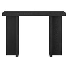 Hudson&Canal - Console Dimitra 42" L - Grain noir-La table est fabriquée à partir de matériaux MDF de haute qualité et durables