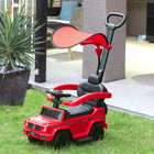 Aosom - Mercedes-benz g350 licensed toddler sliding car - rouge-Hauteur du siège : 9,8 po (25 cm) 