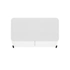 Manhattan Comfort - Buffet d’appoint moderne Abbey 31,5 po - Blanc-15,7 po L x 31,5 po l x 32 po H
