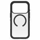 OtterBox - Étui Defender Pro XT MagSafe avec Contrôle de la Caméra pour iPhone 17 Pro - Côté obscur Noir-Les couvercles de port bloquent la poussière et la saleté
