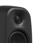 Kanto - Haut-parleurs de bureau alimentés avec USB-C, RCA, Bluetooth 5.3 et sortie casque - Onyx, Paquet de 2-Filtre passe-bas automatique à 100 Hz lorsqu'un subwoofer est branché