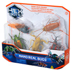 Hex Bots - Ensemble de 5 insectes réalistes-Jouets de farce et attrape : Les Real Bugs sont parfaits pour faire des blagues. Choisissez l'un de ces insectes ou les 5 à la fois pour courir sur n'importe quelle surface dure et susciter l'effroi.