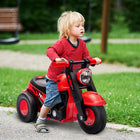 Qaba - Voiture pousse-bébé avec musique, Bubble - rouge-Conception pied-à-terre favorisant la marche et l’équilibre 