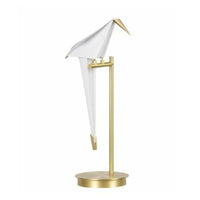 Plata Import - Lampe de table origami-Matériau PVC et fer