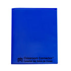 C-Line - Classeur Connector - Dossiers multi-poches - Bleu - Paquet de 15-Les pochettes avant et arrière sont transparentes, ce qui les rend idéales pour les couvertures personnalisées pour étudiants